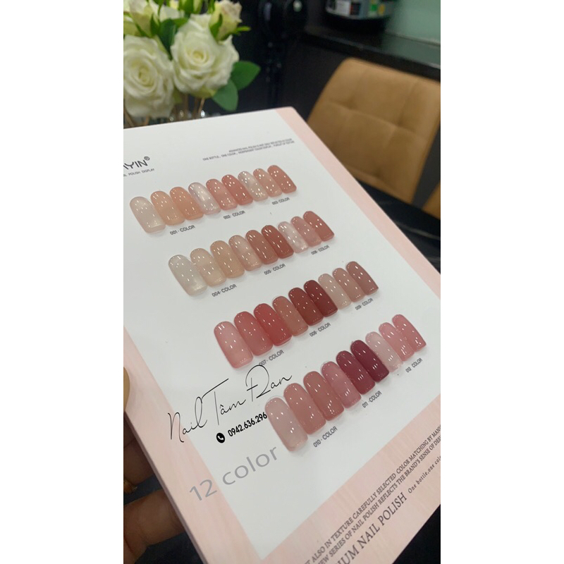 Sét thạch 12 màu Minayin