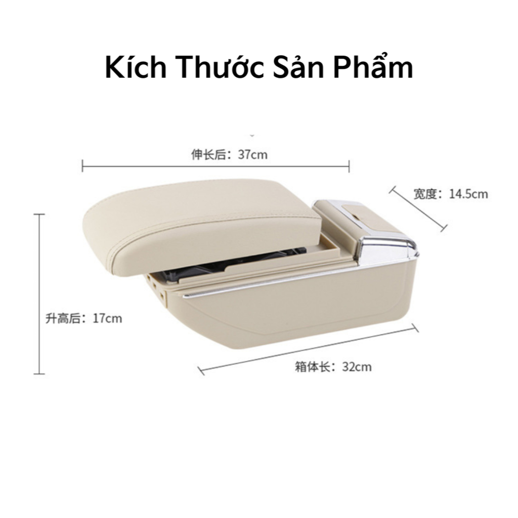 Hộp tỳ tay giành cho xe Chevrolet Spark cao cấp