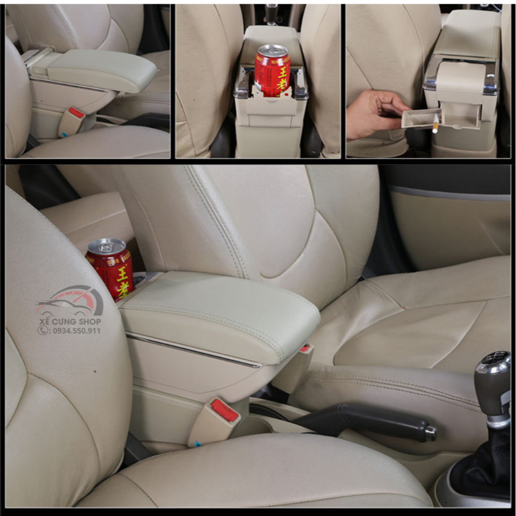 Hộp tỳ tay giành cho xe Chevrolet Spark cao cấp