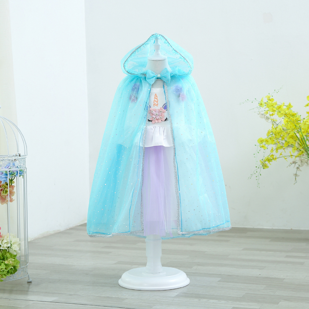 Áo choàng hóa trang công chúa Elsa & Anna cho tiệc Halloween