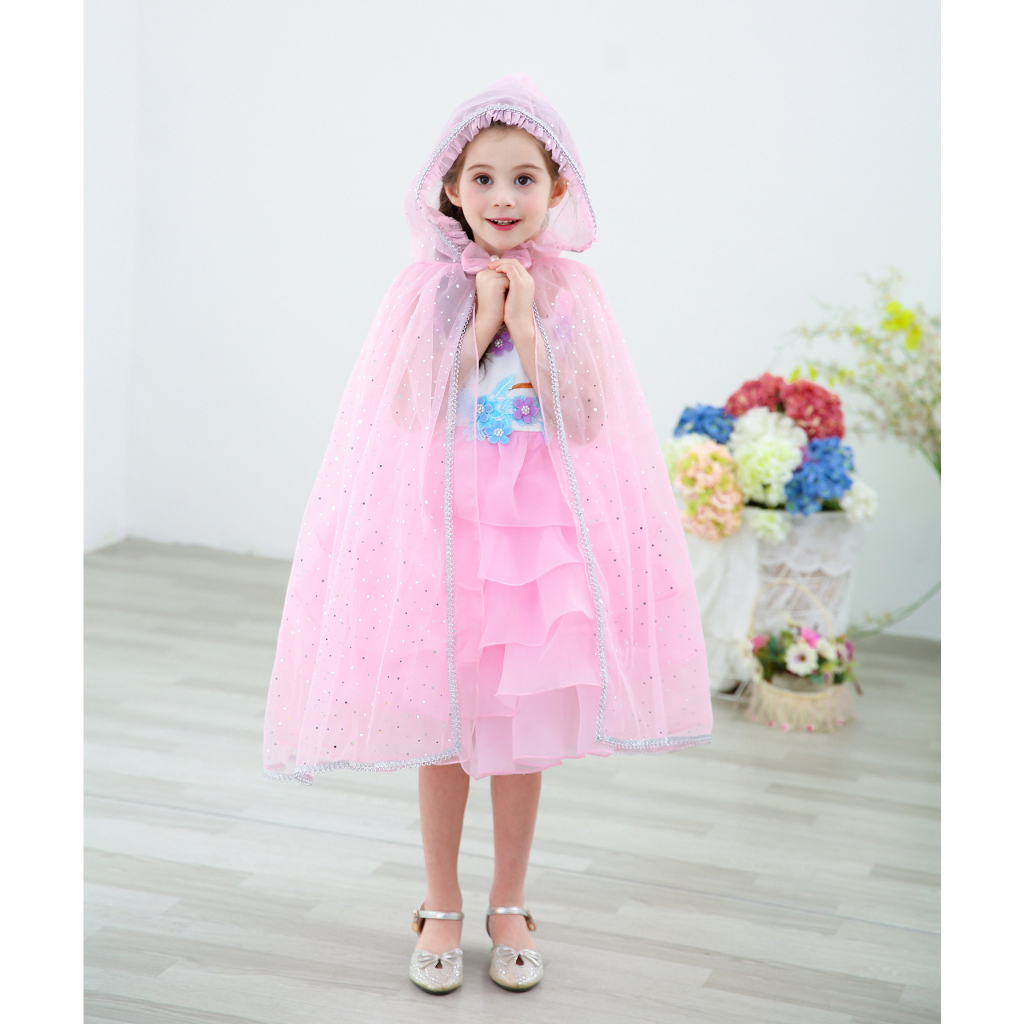Áo choàng hóa trang công chúa Elsa & Anna cho tiệc Halloween