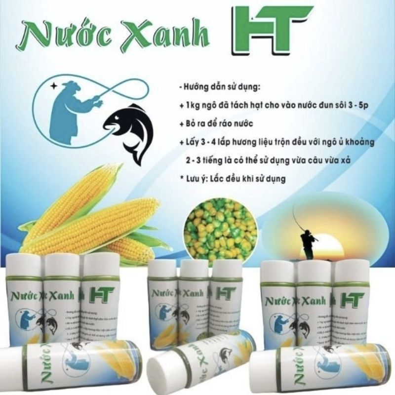 Nước xanh ngâm ngô  Câu Trắm Trắng và cá chép