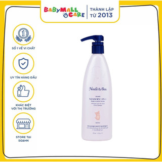 Tắm gội noodle & boo hương lavender newborn 2 in 1