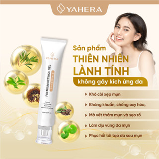 Gel chấm mụn cao cấp YAHERA Premium Retinol Gel Giảm mụn, xẹp mụn, khô còi