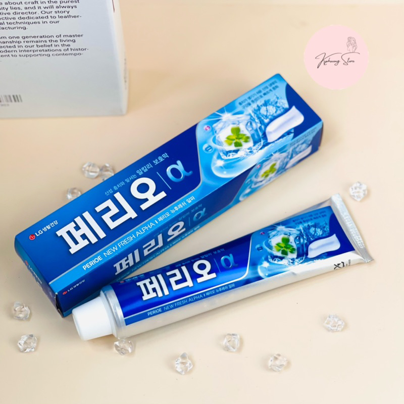 Kem đánh răng ngừa sâu răng Perioe New Fresh Alpha 185G