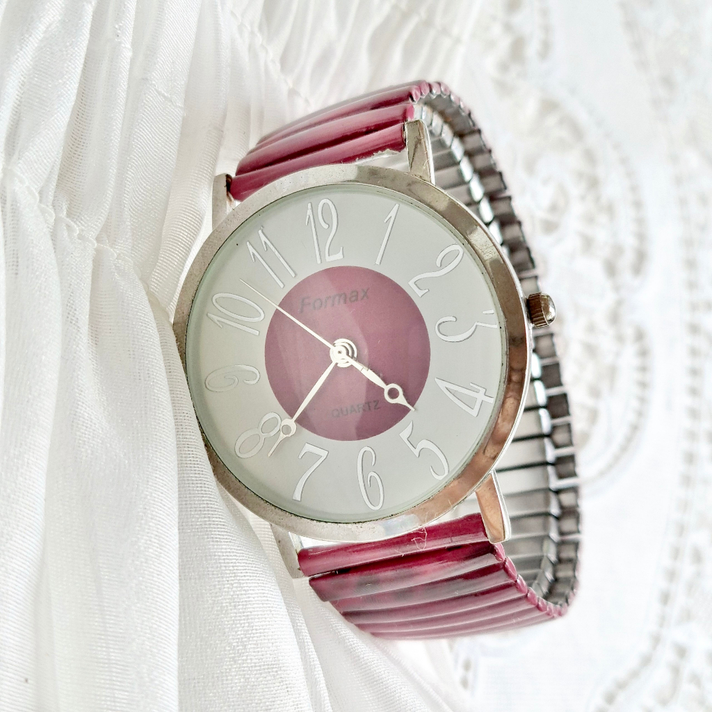 Đồng hồ Si Nhật - Nữ - FORMAX Japan Movt / Dây kim loại kiểu chun
