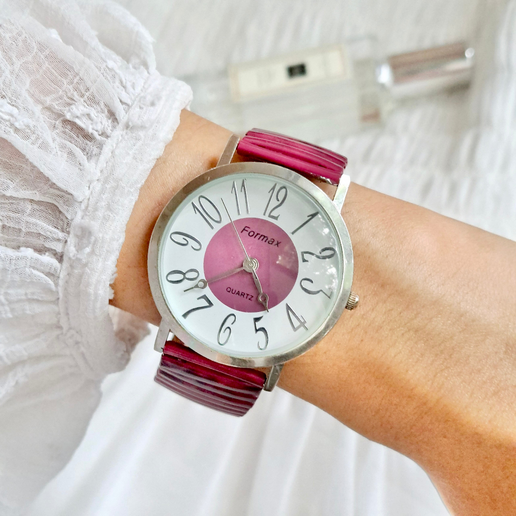 Đồng hồ Si Nhật - Nữ - FORMAX Japan Movt / Dây kim loại kiểu chun