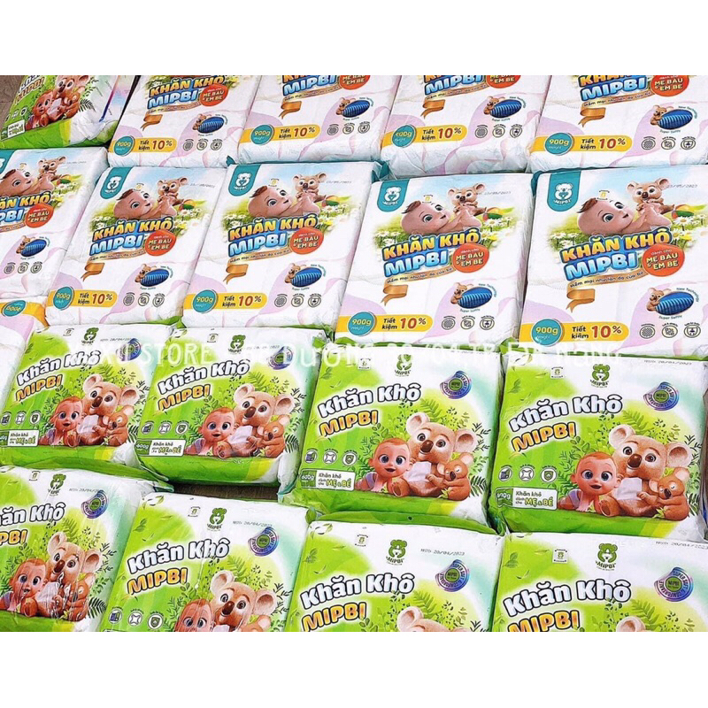 KHĂN KHÔ ĐA NĂNG MIPBI 600g,900g