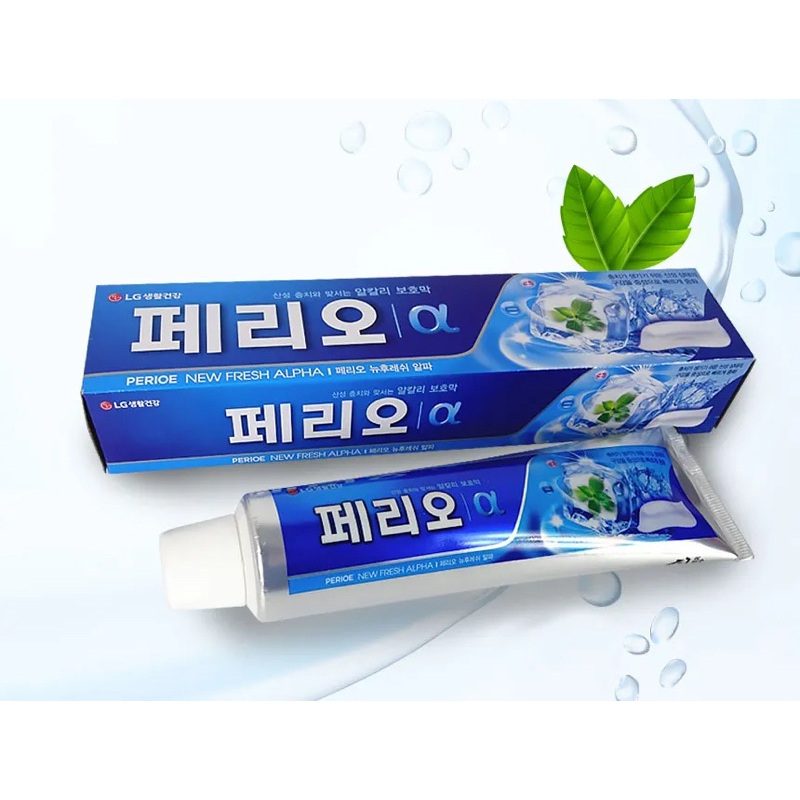Kem đánh răng ngừa sâu răng Perioe New Fresh Alpha 185G