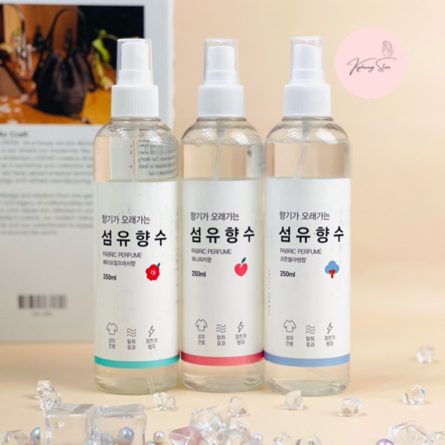 Xịt Thơm Quần Áo Fabric Perfume Hàn Quốc Chai 250ml
