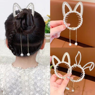 Kẹp tóc, kẹp búi tóc đáng yêu đính hạt cho bé gái PK142