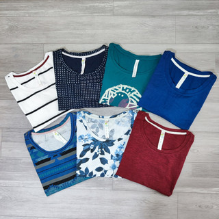Áo thun nữ xuất dư cotton nhiều màu size