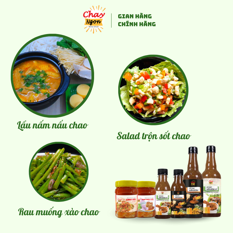 Chao Môn Chay Ngon Hùng Phát Hũ 200g