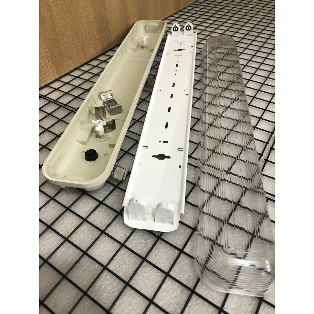 Máng đèn led chống thấm đôi 0.6m, 1.2m - Máng Đèn LED Chống Thấm Đôi 0.6M 1.2M AD-C2-60-120