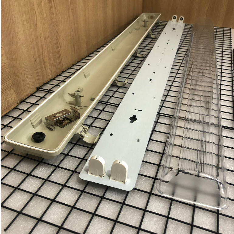 Máng đèn led chống thấm đôi 0.6m, 1.2m - Máng Đèn LED Chống Thấm Đôi 0.6M 1.2M AD-C2-60-120