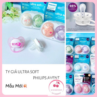 [Hàng Air Mỹ]Ty ngậm Ultra Soft Philip Avent 0-6m 6-18m