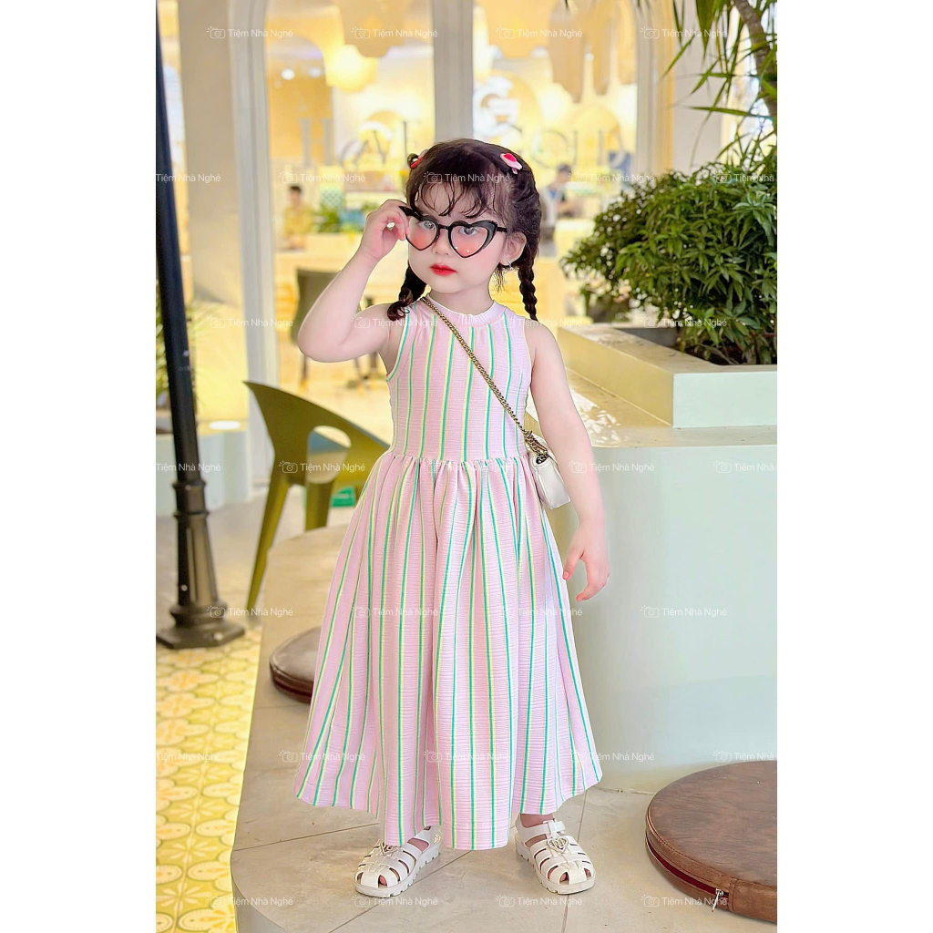 Pink  Basic váy đầm xinh cho bé gái