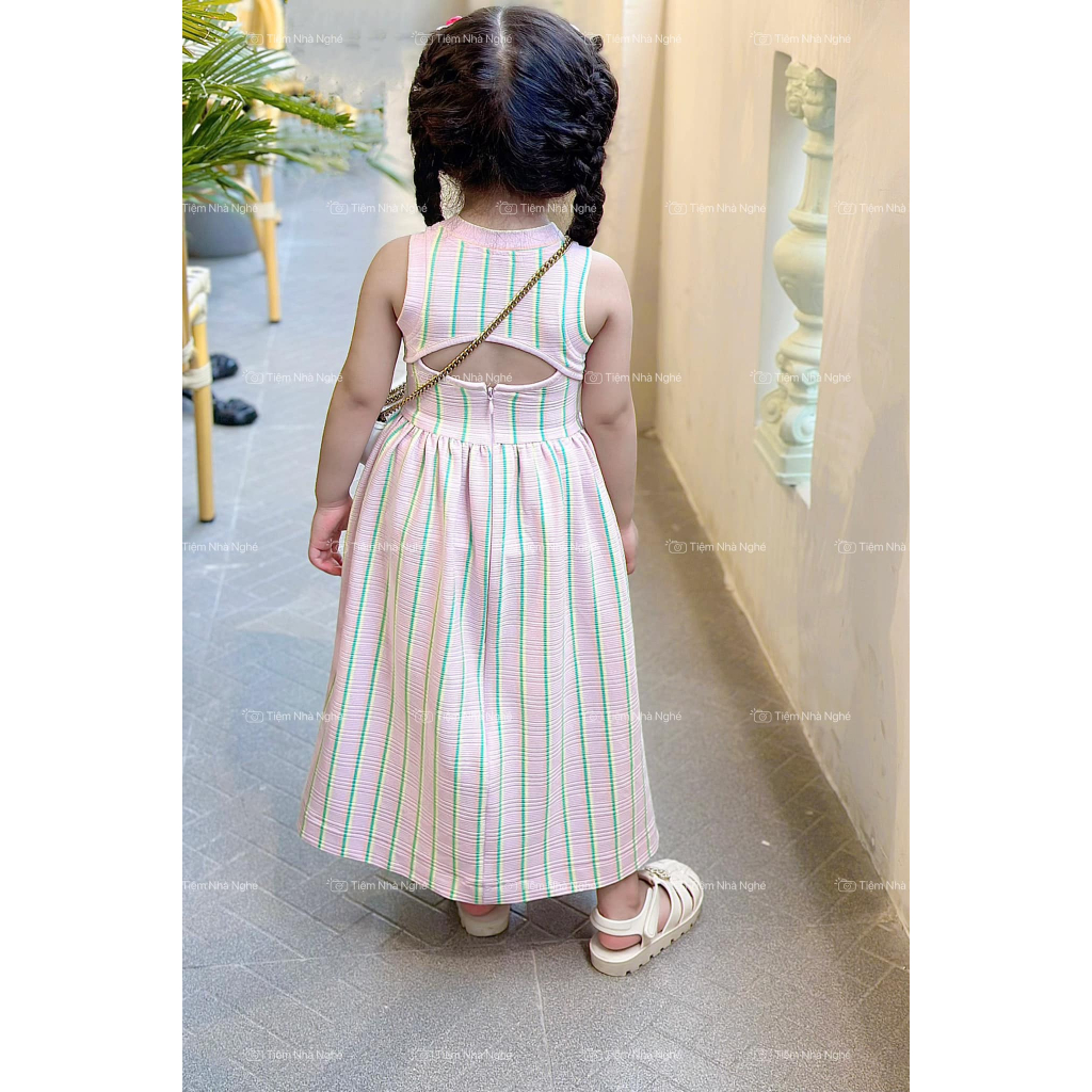 Pink  Basic váy đầm xinh cho bé gái