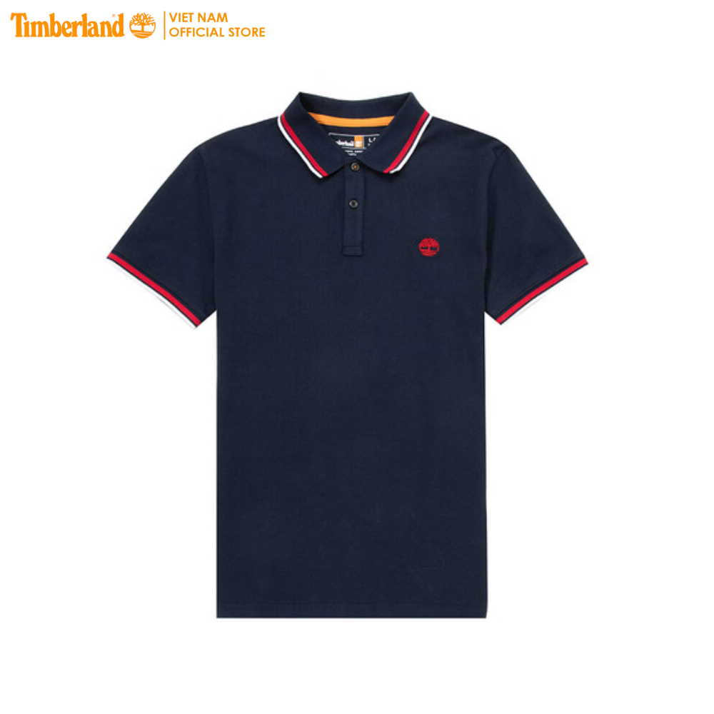 [SALE] Timberland Áo Thun Polo Nam Millers River Tipped Pique Polo Slim TB0A62SH