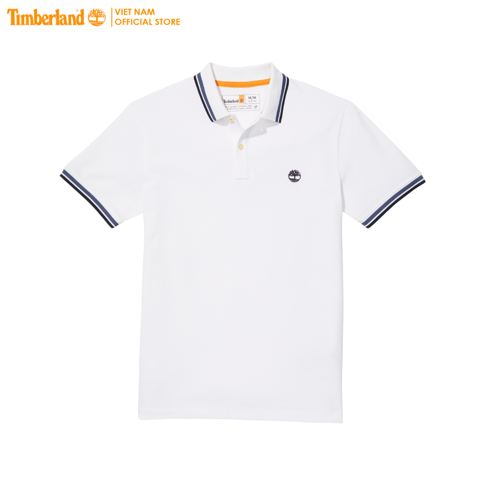 [SALE] Timberland Áo Thun Polo Nam Millers River Tipped Pique Polo Slim TB0A62SH