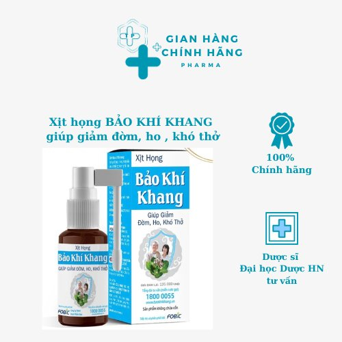 Xịt họng Bảo khí khang