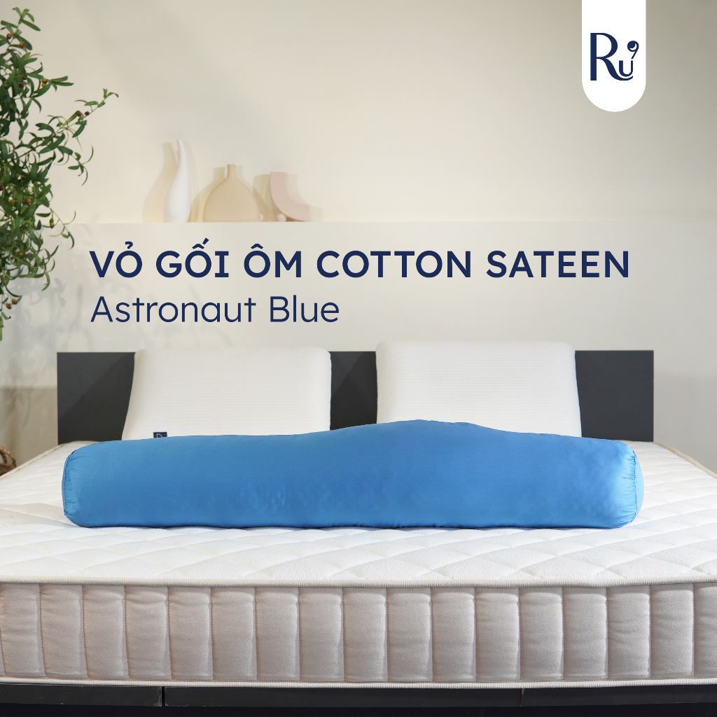 Vỏ Gối Ôm Cotton Sateen Cao Cấp Ru9 Mới, Mềm Mịn, Thoáng Khí, Mang Cảm Giác Êm Ái, Tạo Nên Giấc Ngủ Sâu