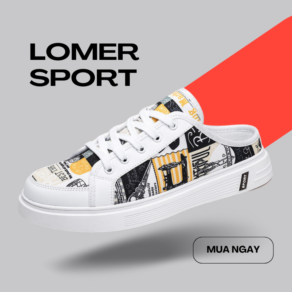 Giày Nam Đạp Gót, Không Gót Hoạ Tiết Đẹp 2023 Hottrend