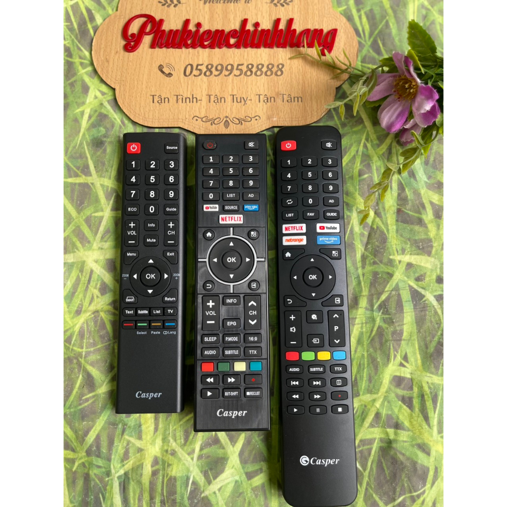 REMOTE TIVI CẤPER KHÔNG GIỌNG NÓI 3 MẪU