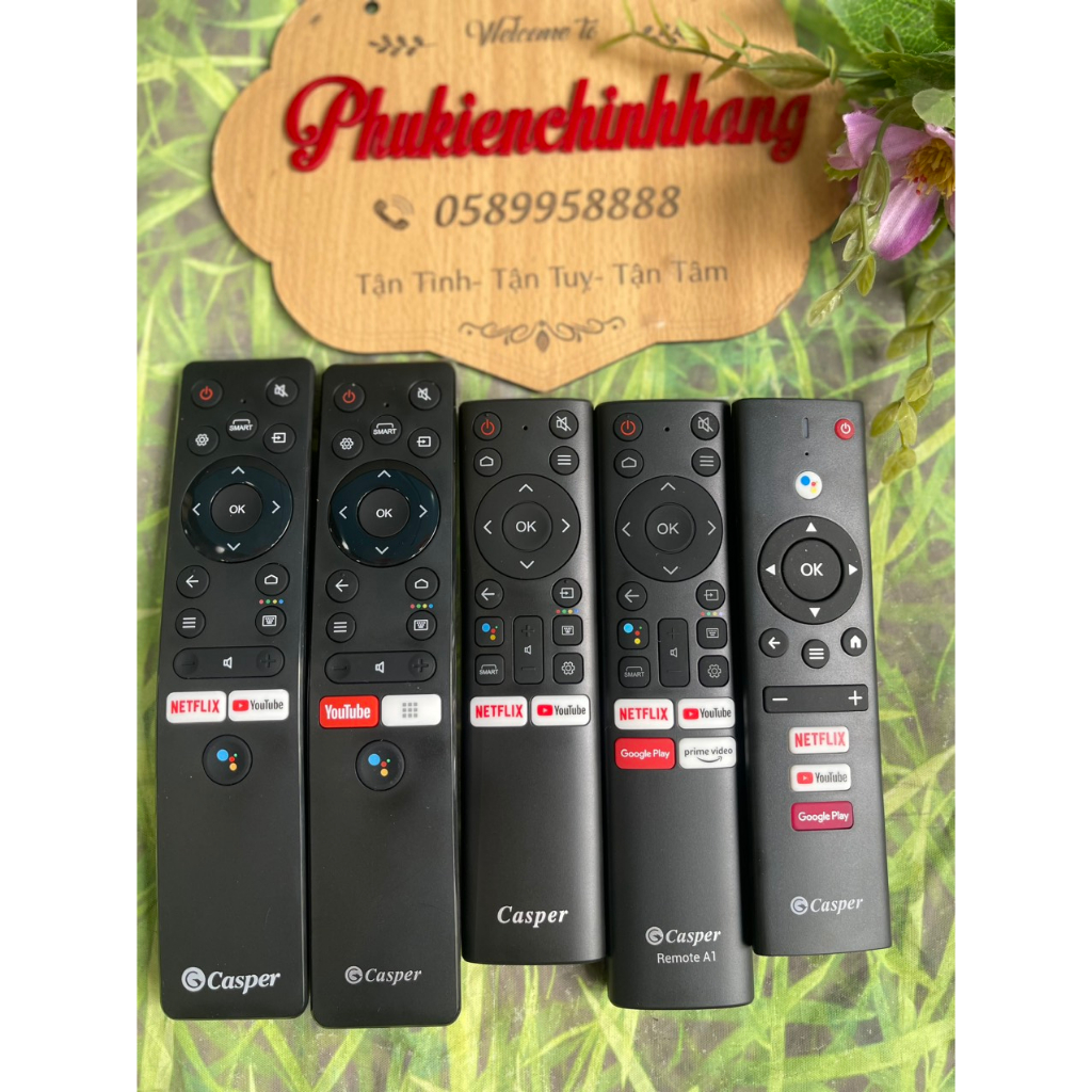 REMOTE TIVI CASPER GIỌNG NÓI 5 MẪU- BẢO HÀNH 03 THÁNG