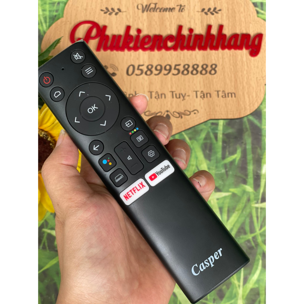 REMOTE TIVI CASPER GIỌNG NÓI 5 MẪU- BẢO HÀNH 03 THÁNG