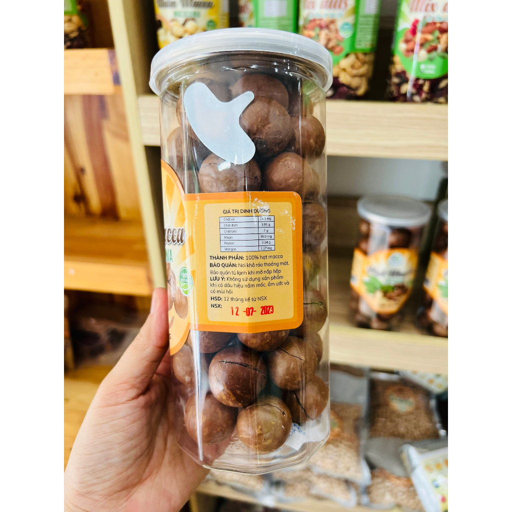[500g] Macca nứt vỏ size đại