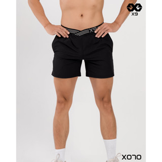  Quần Dù Thun Nam Đai Xéo Tập Gym Thể Thao Ngắn Ngang Đùi Slimfit Ôm Cao Cấp - X070 - X9 Sportswear 