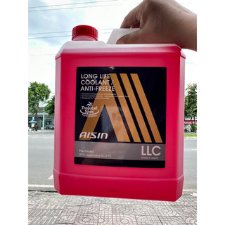 Nước Làm Mát Động Cơ/ Nước Giải Nhiệt Màu Đỏ AISIN LCPM20A4LR 1L&4L - Nhập Khẩu Chính Hãng