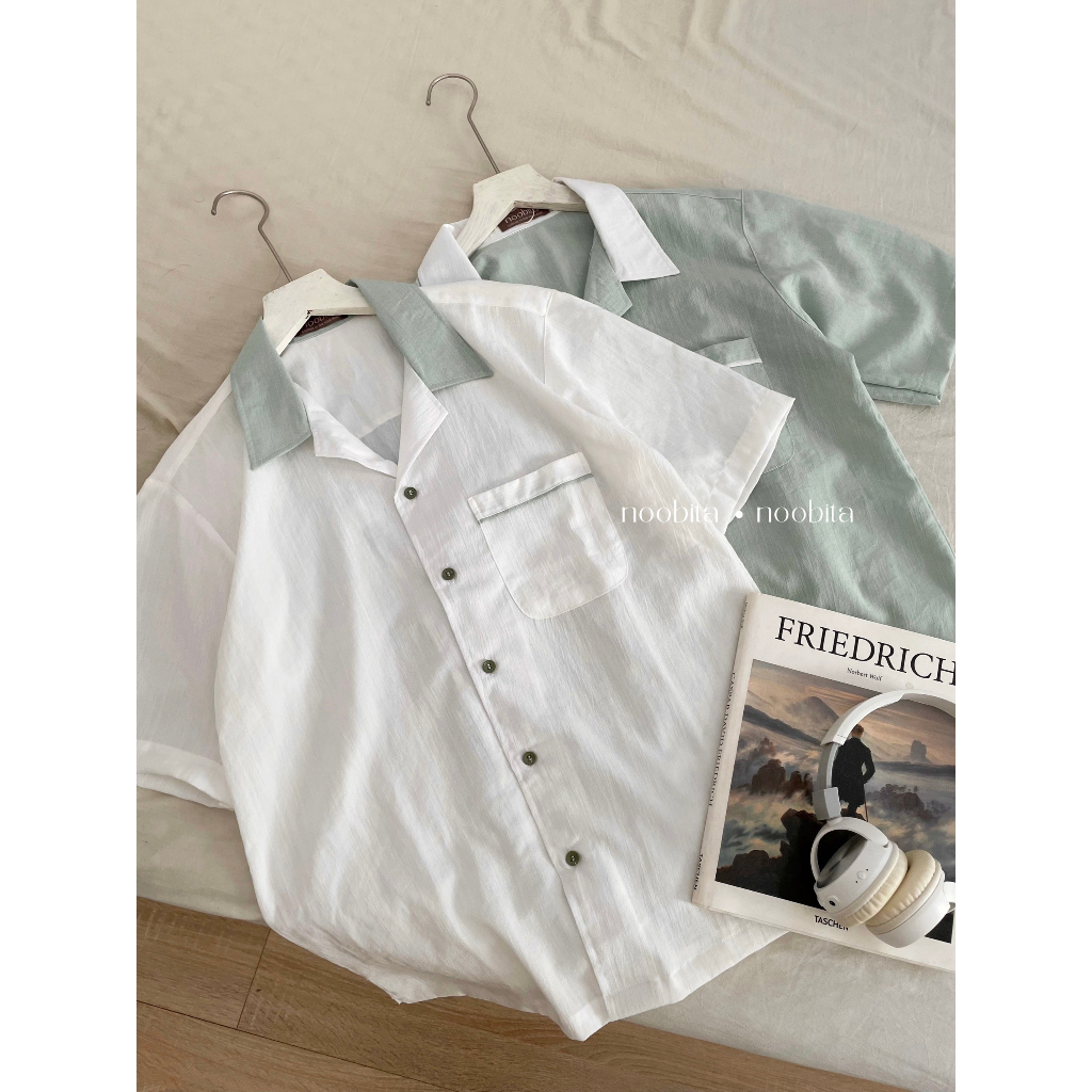 NOOBITA - Sơ mi tay ngắn Bowling Shirt 8034