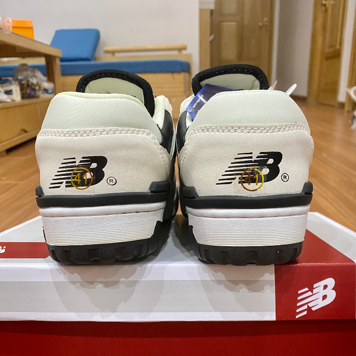 Giày New Balance 550 White Black Và White Green, Giày NB550 Trắng Đen, Trắng Xanh Cổ Thấp Đủ Size Nam Nữ Full Box Bill | BigBuy360 - bigbuy360.vn