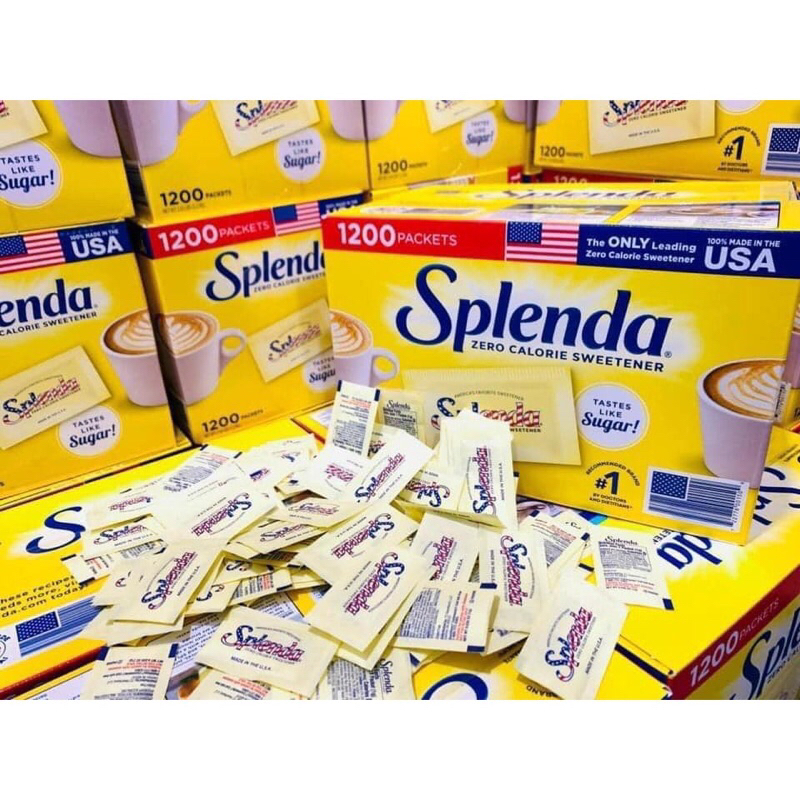 (Hàng Usa) Combo 10-50-100-200gói Đường Ăn Kiêng Splenda