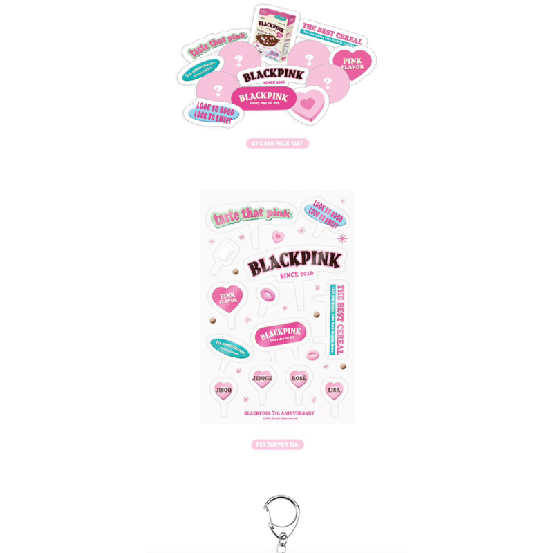 BLACKPINK 2023 DEBUT ANNIVERSARY CEREAL DECO KIT