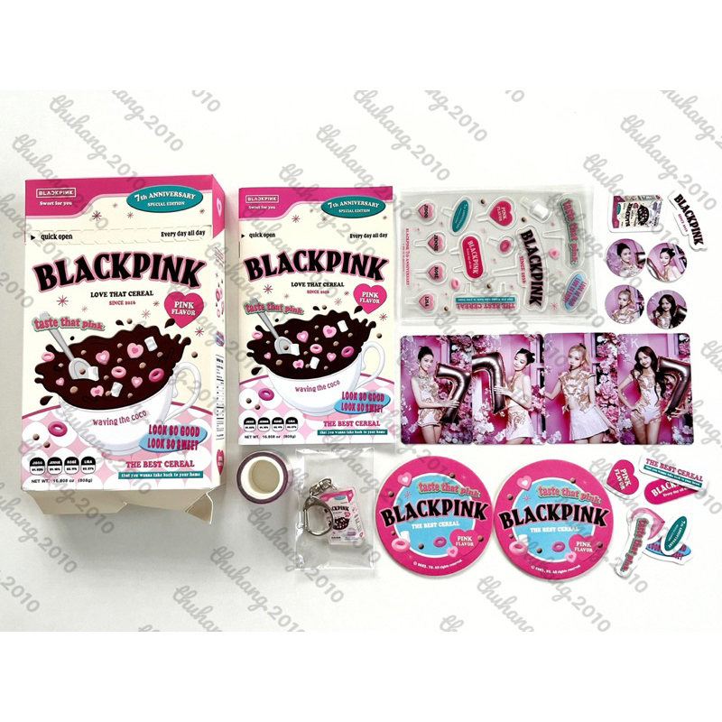 BLACKPINK 2023 DEBUT ANNIVERSARY CEREAL DECO KIT