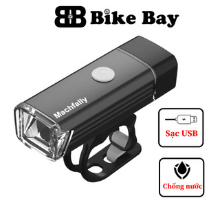Đèn xe đạp thể thao USB MACHALLY, đèn led gắn xe đạp siêu sáng DP03