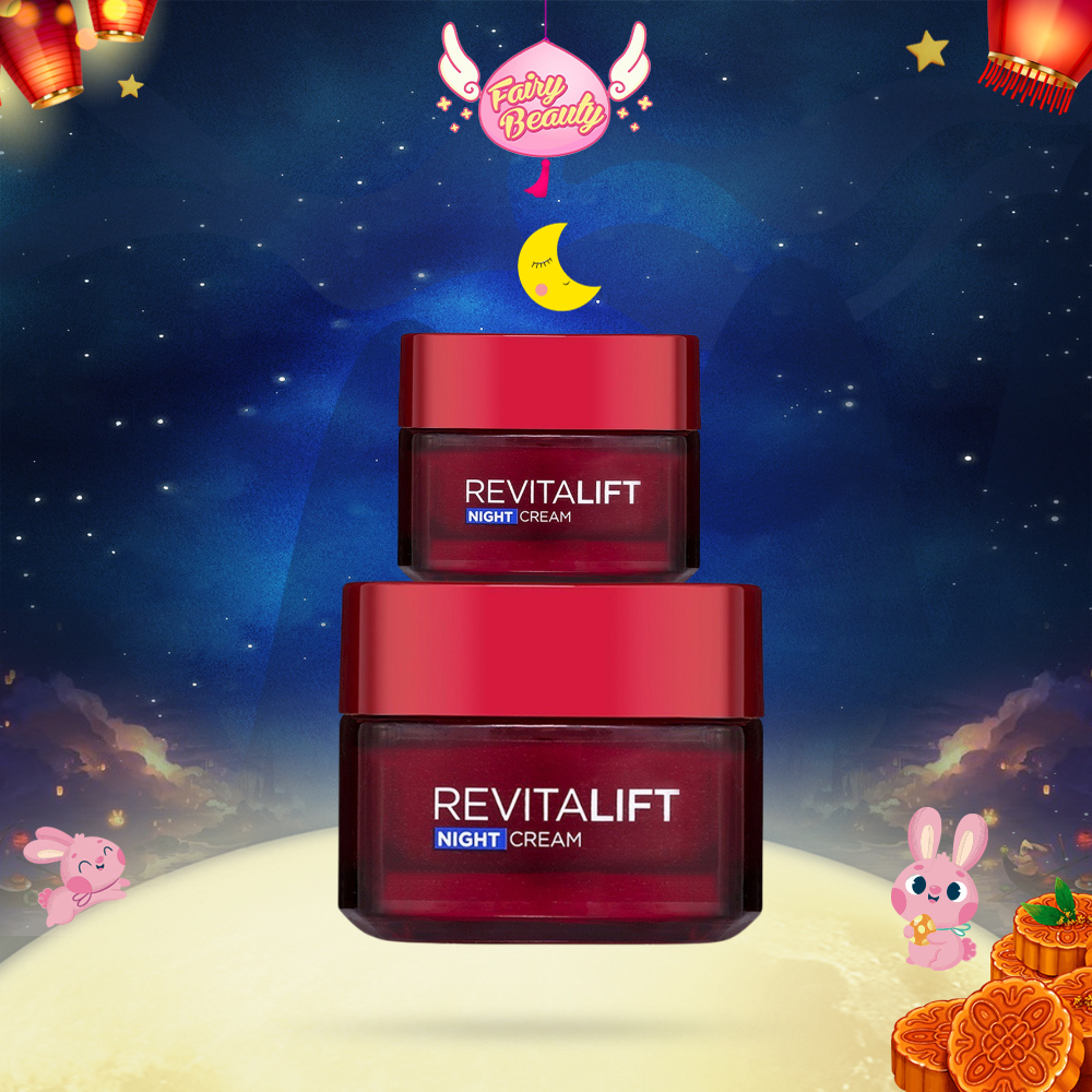 [L'OREAL PARIS] Kem Dưỡng Ban Đêm Chứa Retinol Chống Lão Hoá Và Săn Chắc Cho Làn Da Revitalift Night Cream 50/20ml