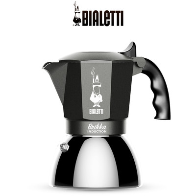 Ấm pha cà phê BIALETTI BRIKKA INDUCTION 4 cup - Hàng chính hãng