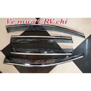 Vè mưa theo xe honda crv 2018-2023 chỉ inox. #vè che mưa honda crv.