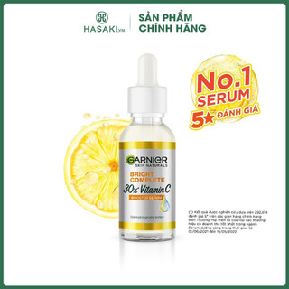 Serum Garnier Tăng Cường Sáng Da Mờ Thâm 30ml Hasaki Sản Phẩm Chính Hãng