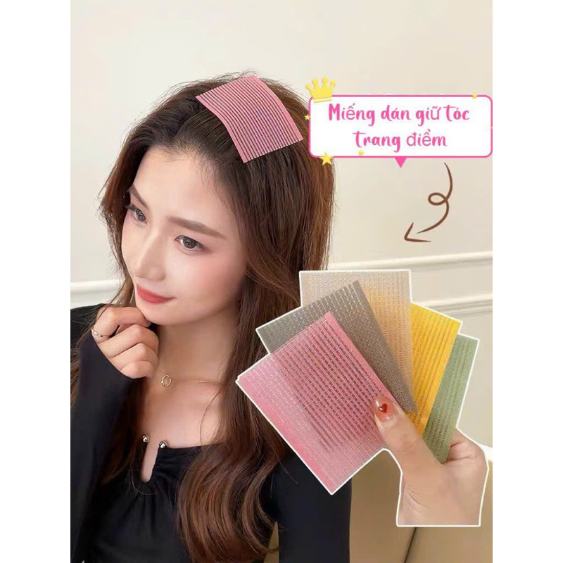 🍀🍀Sét 10 Miếng dán tóc mái giữ tóc trang điểm