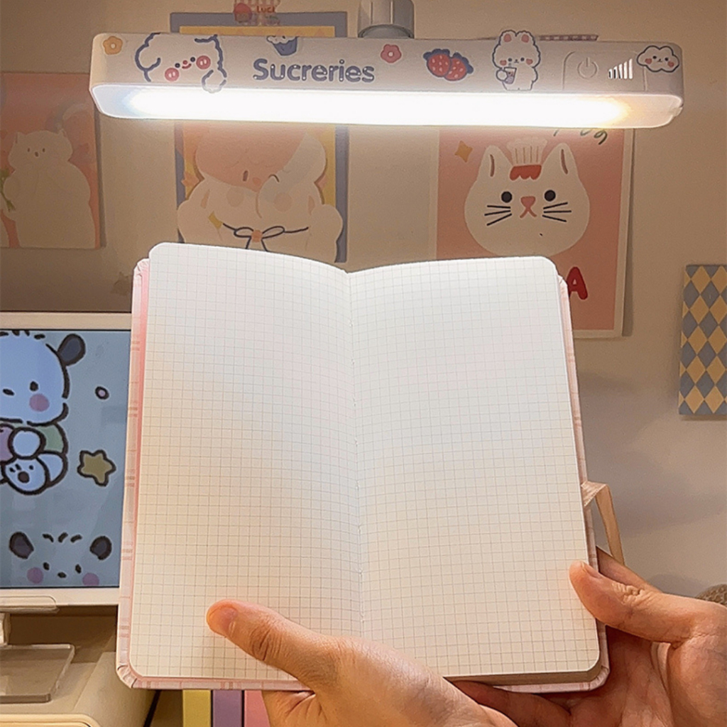 Đèn học LED thông minh vừa để bàn vừa gắn được lên tường có 3 chế độ cảm ứng tích điện, bảo vệ mắt chống cận thị Bihome