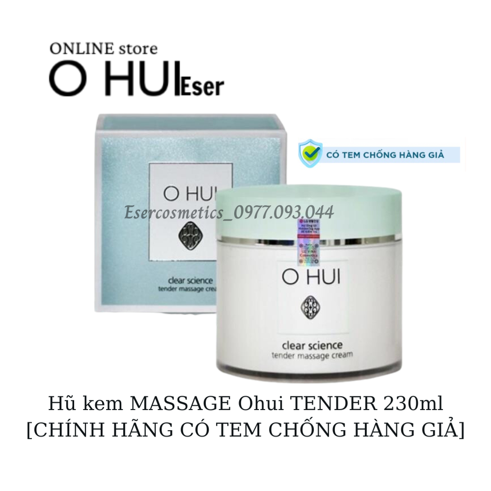 Hũ kem MASSAGE Ohui TENDER 230ml_esersample