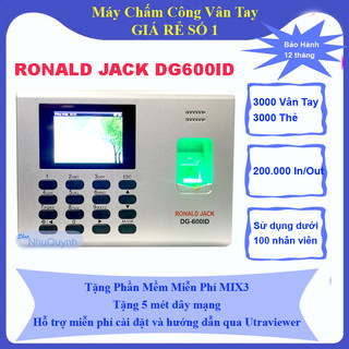 Chuyên cung cấp Máy Chấm Công Vân Tay và thẻ cảm ứng Ronald Jack DG-600ID