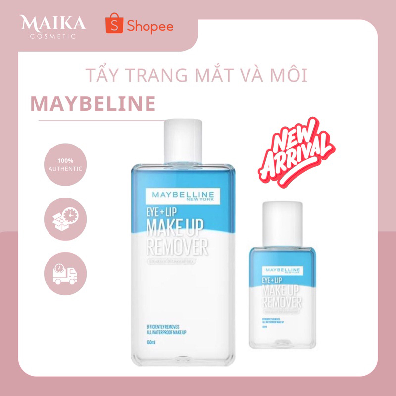 TẨY TRANG MẮT MÔI MAYBELINE MAKE UP REMOVER EYE & LIP 40ML