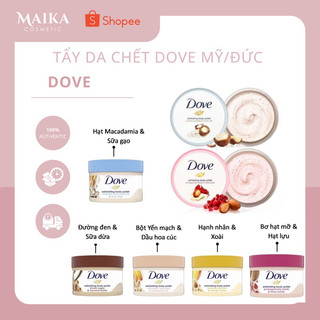 TẨY DA CHẾT BODY DOVE HÀNG MỸ 298GR VÀ ĐỨC