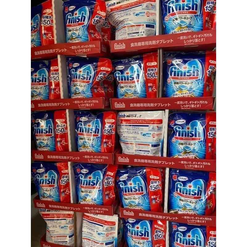 Viên rửa bát FINISH - Nhật Bản 150 viên